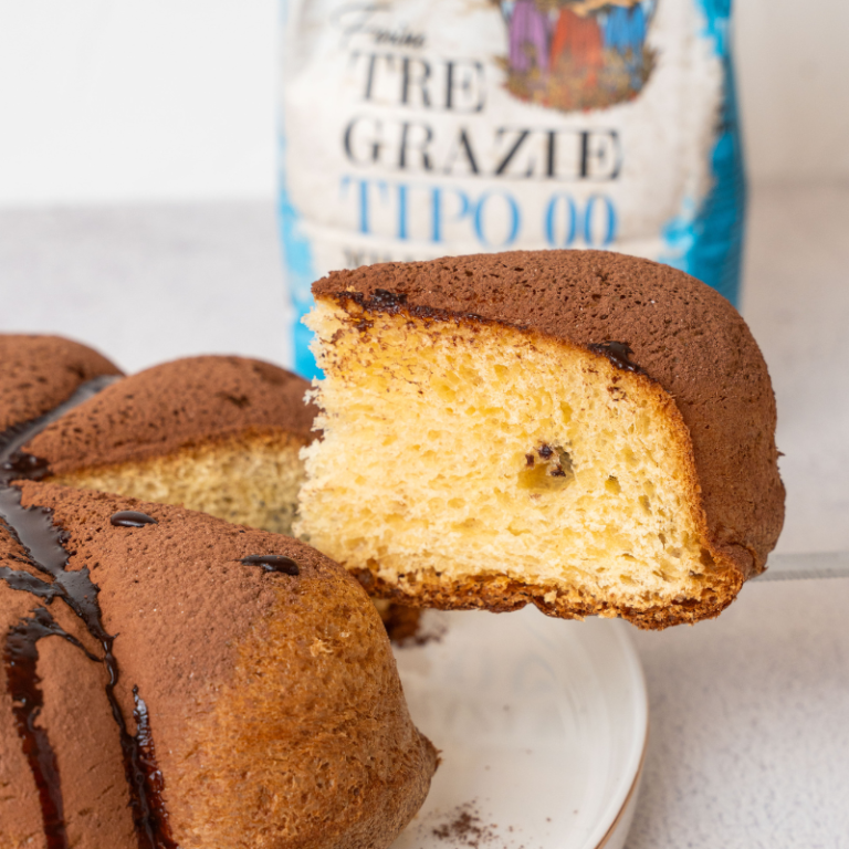 Torta con gocce di cioccolato